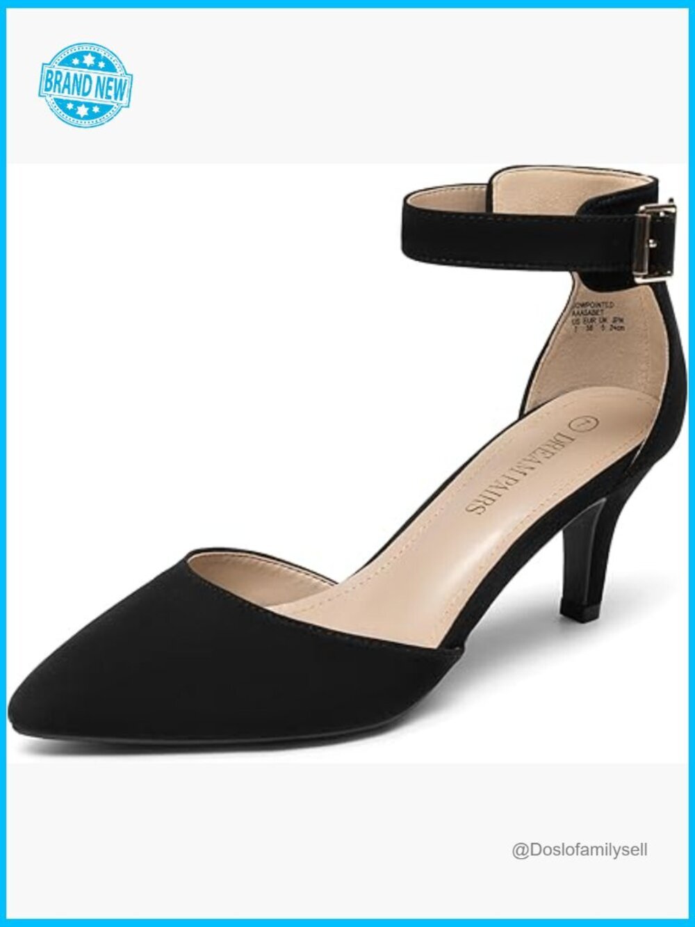 Kitten Heel Low Heel Pumps Pointed Toe Dress Shoes Wedding Party